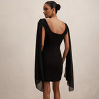 Personalized Ribbon Swing Collar Dress for
