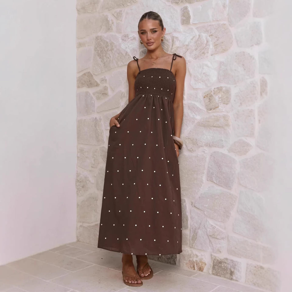 Women's Slip Polka Dot Dress