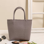 Solid Color Pp Basket Gray Small