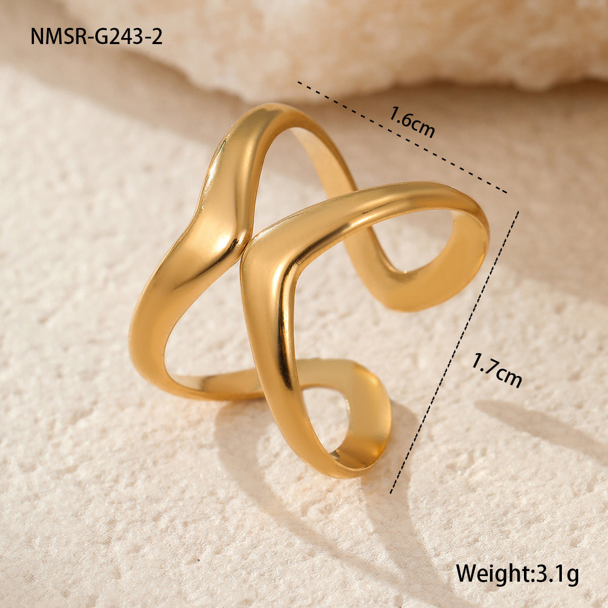 NMSR-G243-2 Cross Ring