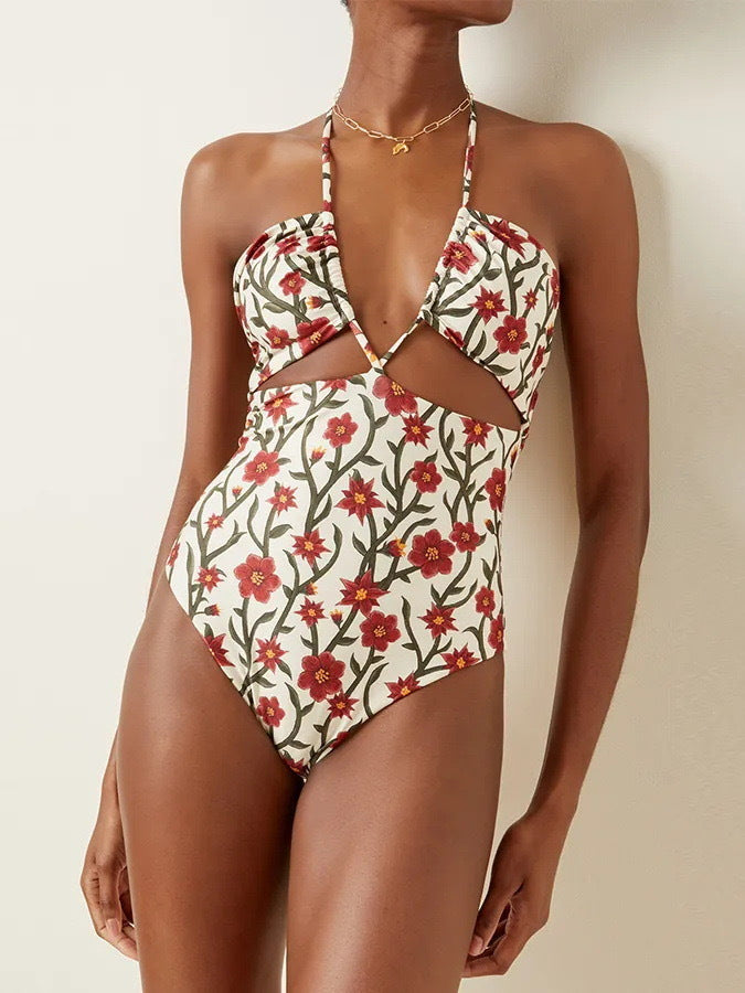 Two Conservative One-piece Swimwear