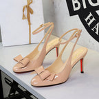 Women's Bow-Detail Stiletto Heel Sandals