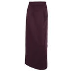 Design Solid Color Adult Like Slit Pencil Skirt