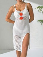 White 2 Large Orange Flowers