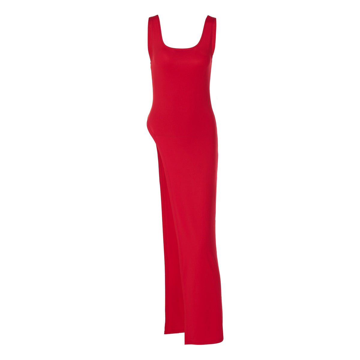 Women's Summer Street Shooting Personality Slim Fit Split Shoulder Strap Dress