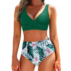 Split Cross Bikini Swimwear