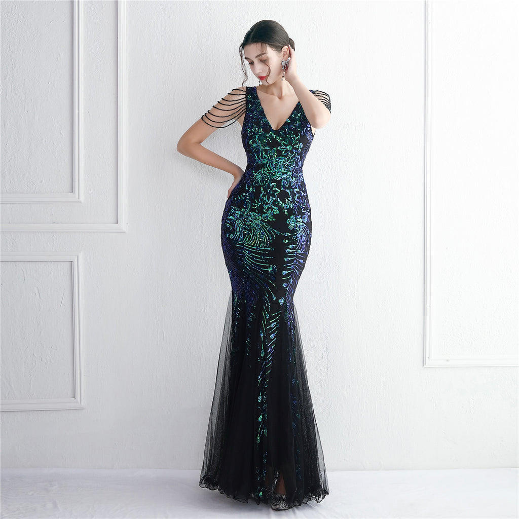 Peacock green