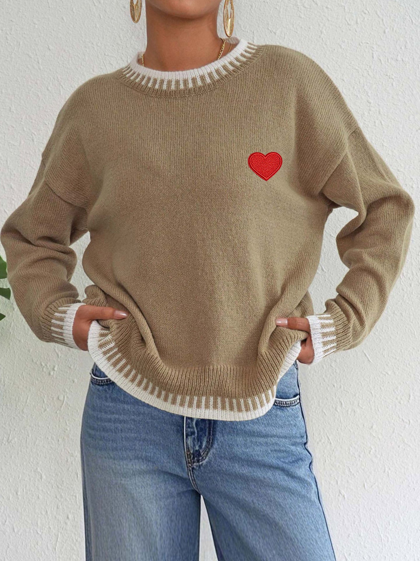 Khaki Blouse Love