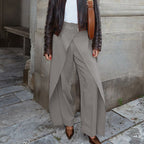 Irregular Wide-Leg Pants