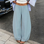 Women's Low Waist Trousers Pants