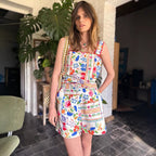 Women's Printed Pocket Two-Piece Set