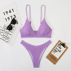 Split Wave Bikini Swimwear