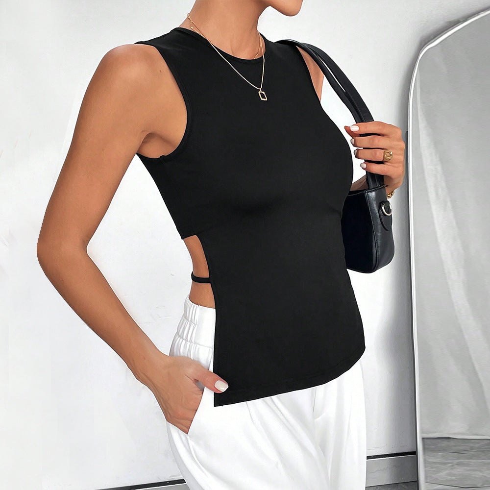 Women's Asymmetric Sleeveless Top