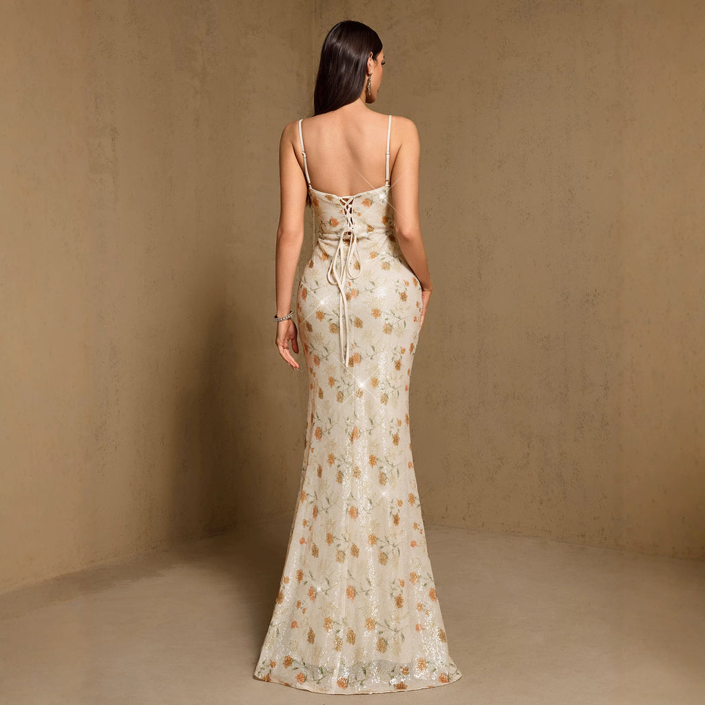 Women's Backless Sling Dress