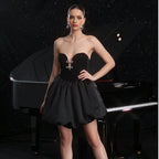 Women's Summer Women Clothing Fashionable Elegant Dress Two Way Wear Bandeau Slim Fit Backless Cocktail Evening Dress