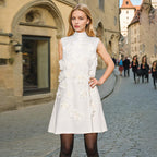 Women's Floral Bow-Detail Sleeveless Dress