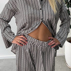 Autumn Satin Pajamas Lingerie