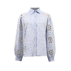 Casual Top for Women Autumn Dignified Hollow Out CO Design