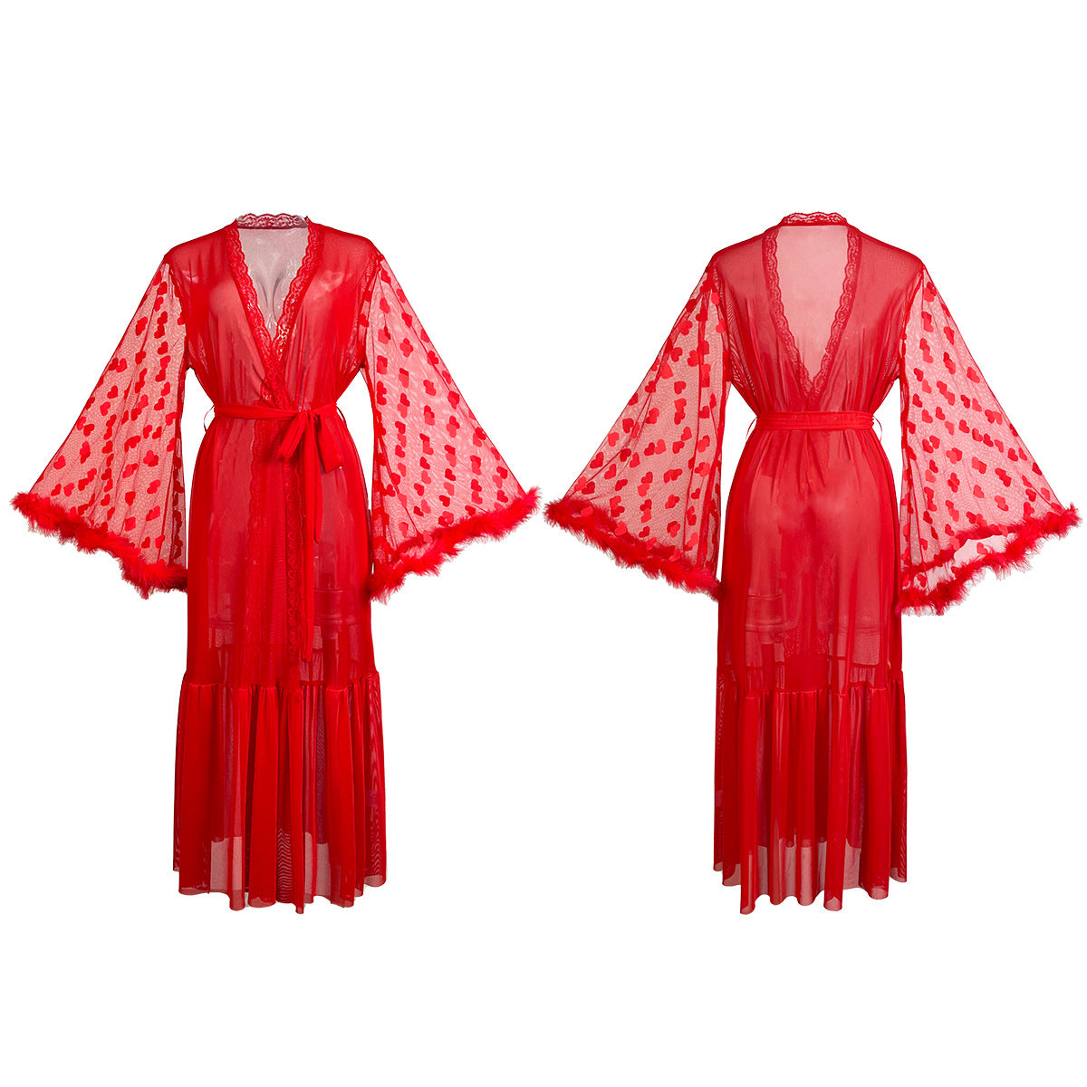 Mesh Nightgown Pajamas Lingerie