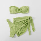 Lace Three Bikini Swimwear
