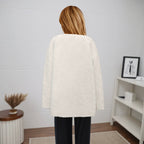 Fashionable Lamb Wool Thickened Coat Women Winter Mid
