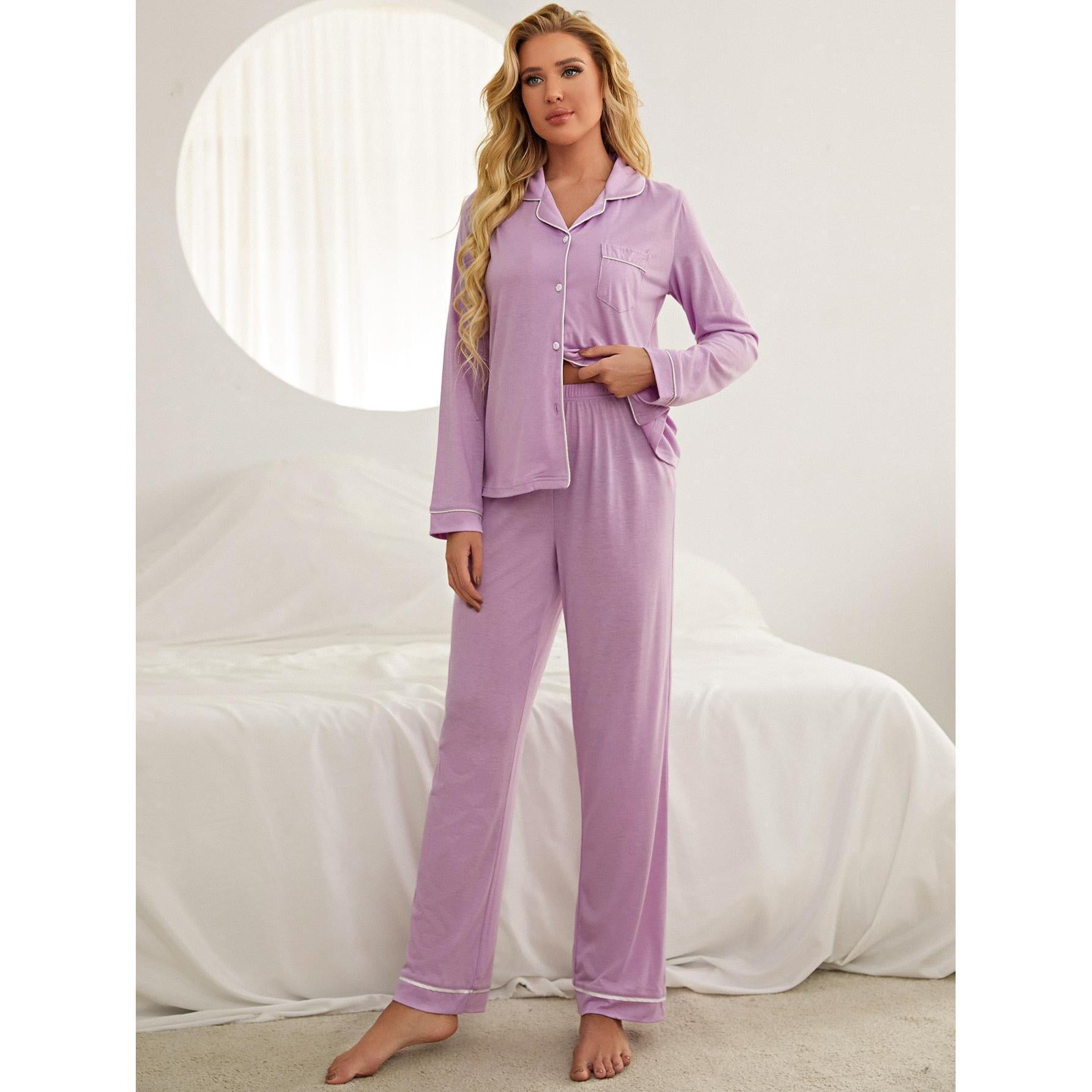 Long Sleeved Pajamas Lingerie