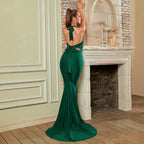 Women's Backless Halter Dress