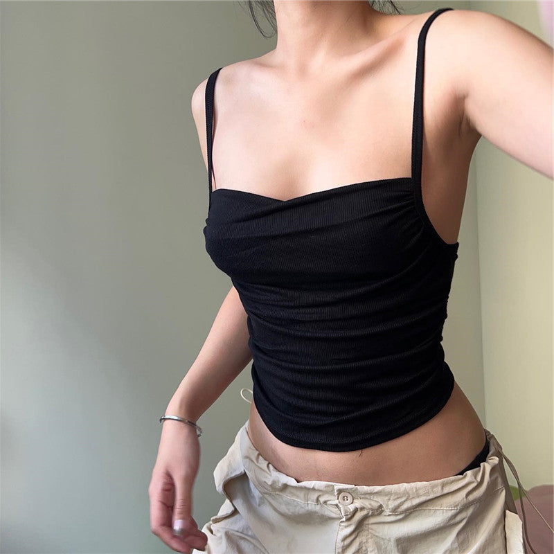 Women's Women's's Popular Short Slim Sleeveless Camisole