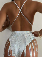 Deep Plunge One-piece Swimwear