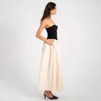 Women's Lace-Trim Midi Dress
