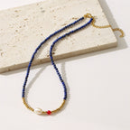 Lapis Lazuli Pearl Necklace