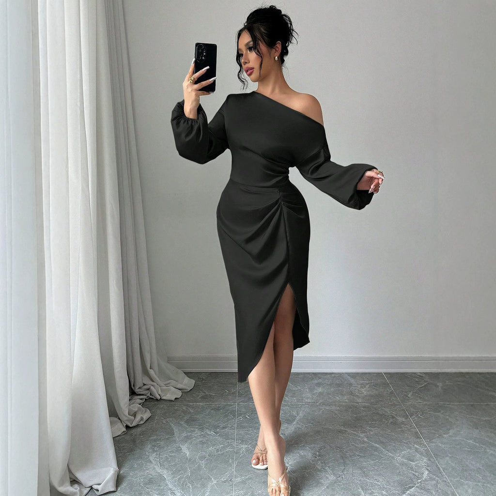 Women's Midi Pleated Dress