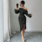 Women's Midi Pleated Dress