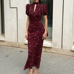 Women's Sheath Floral Dress