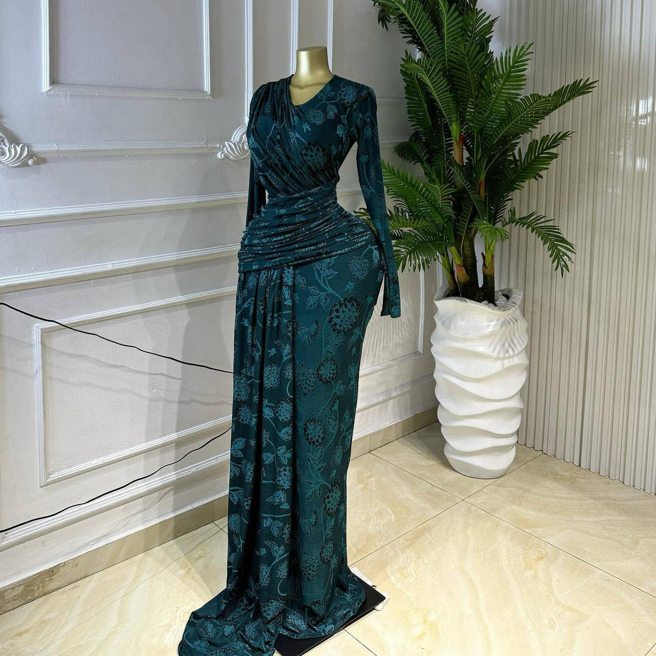 Peacock green