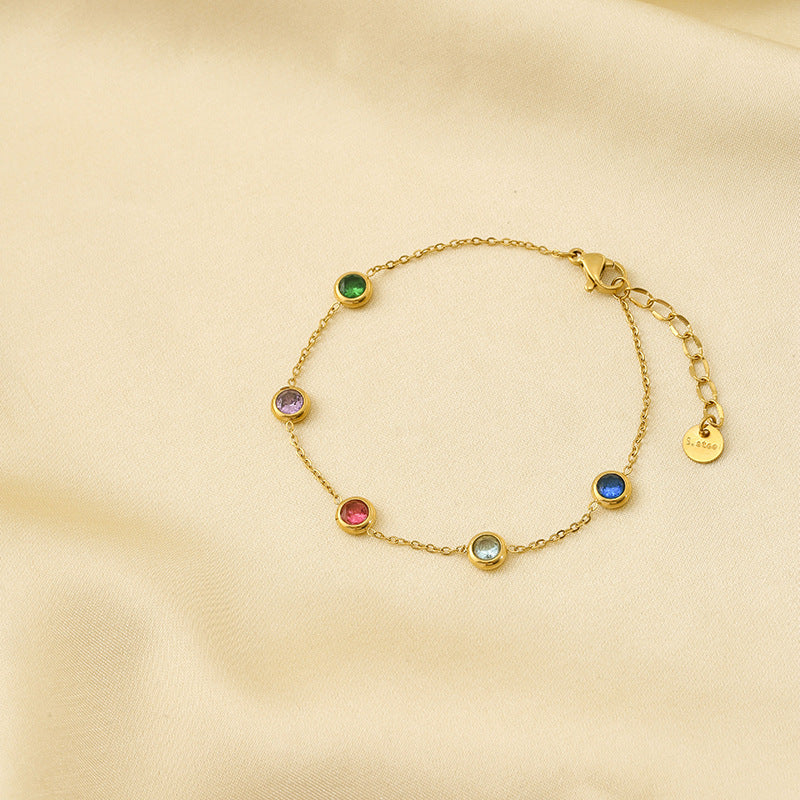 Gold Titanium Steel Bracelet