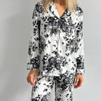Satin Ink Pajamas Lingerie