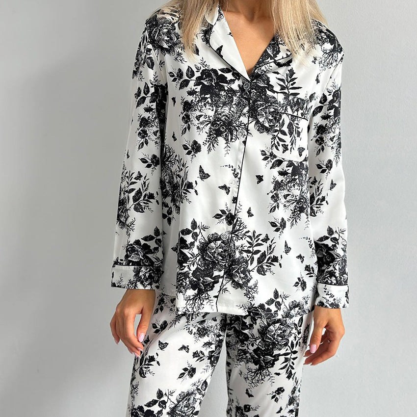 Satin Ink Pajamas Lingerie
