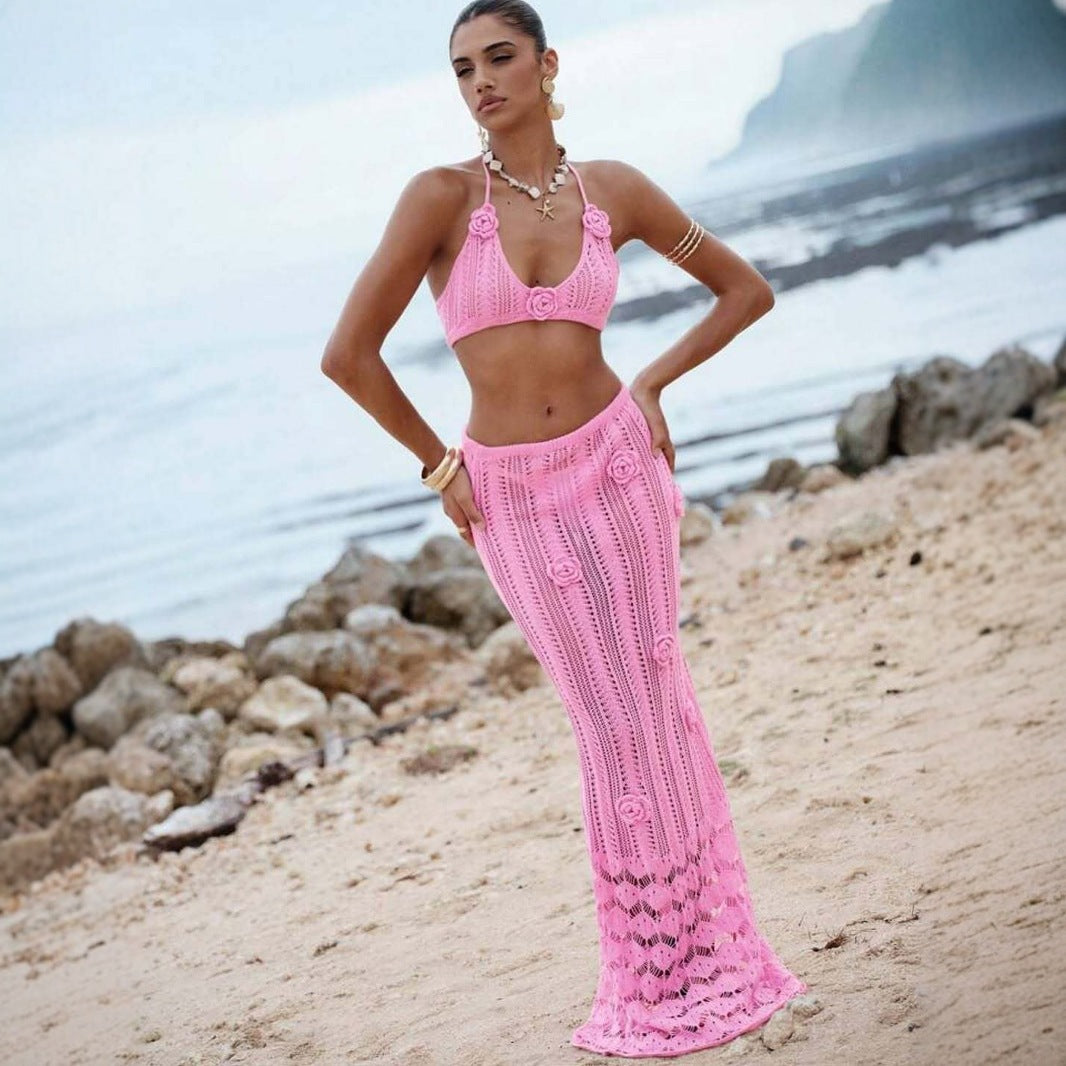 Floating Floral Cover Up Swimwear