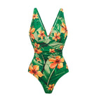 Green Printing Swimsuit