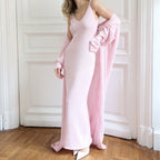 Pink Cotton Two-Piece Set