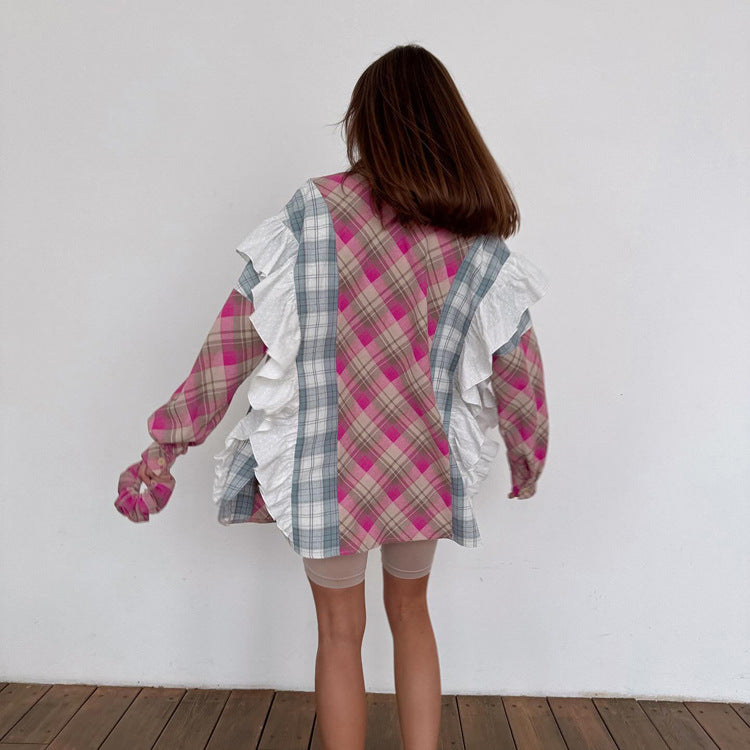 Striped Patchwork Shirt