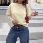 Women's Clothing Autumn Casual Lace Splicing T Shirt Top