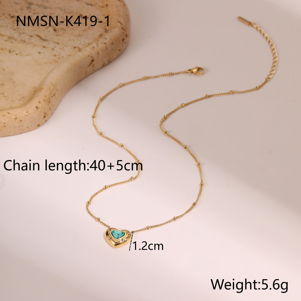 Gold Turquoise Necklace