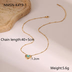 Gold Turquoise Necklace