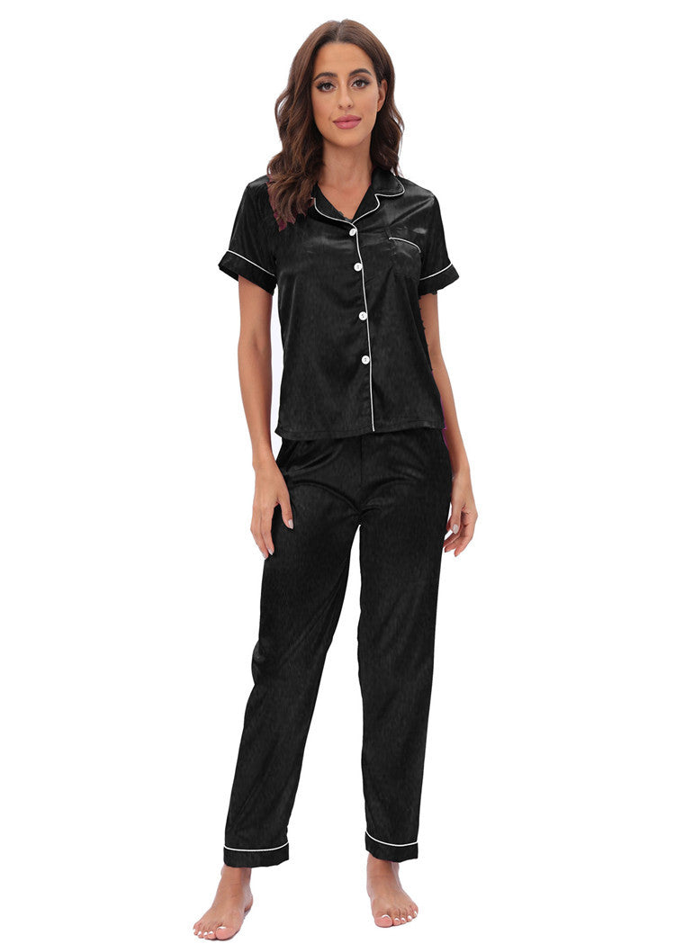 Satin Suit Pajamas Lingerie