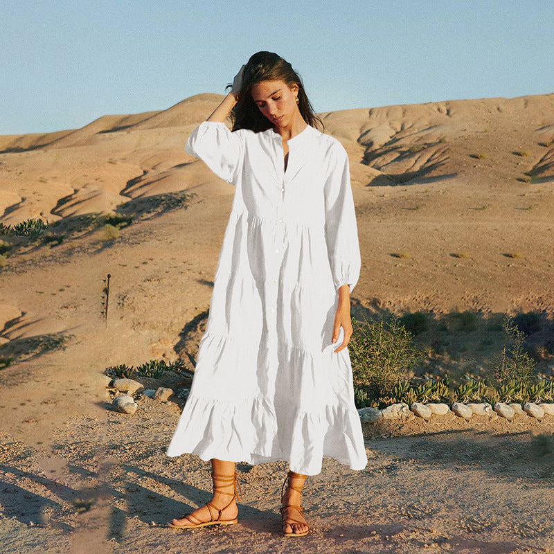 Rayon Breasted Cover Up Swimwear