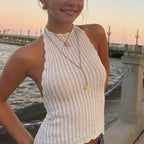 Spring Summer Women Clothing Vacation Hollow Out CO out