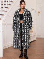 Wavy Gray Rabbit Fur