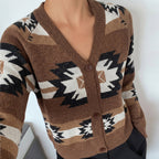 Women's Striped Cardigan